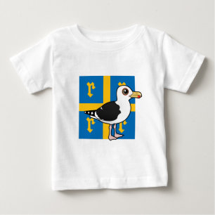 Great Black-backed Gull of Rauma Finland Baby T-Shirt