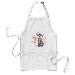 Great Black UC Kiss Standard Apron