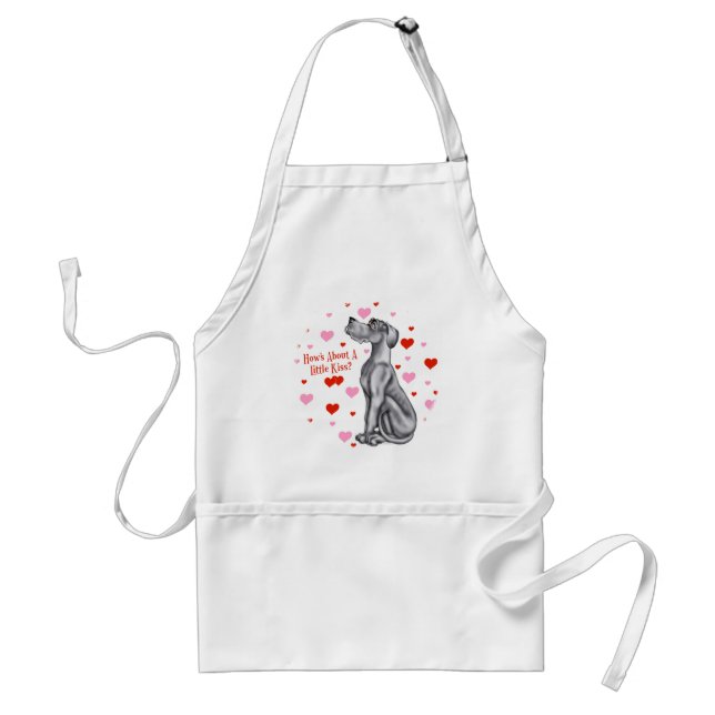 Great Black UC Kiss Standard Apron (Front)