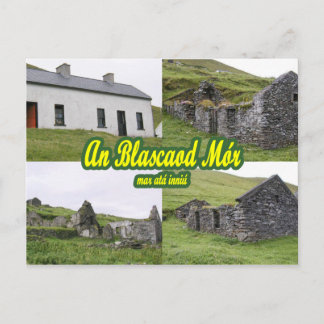 Great Blasket Houses Postcard