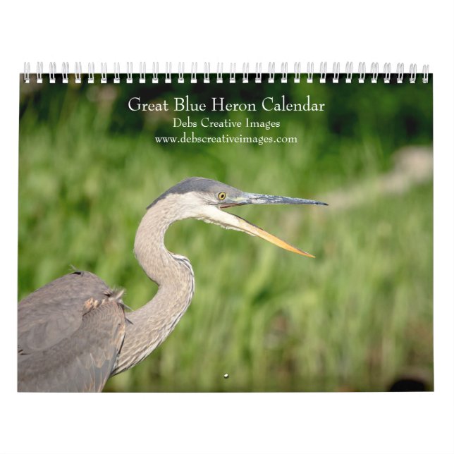 Great Blue Heron 2026 Calendar (Cover)