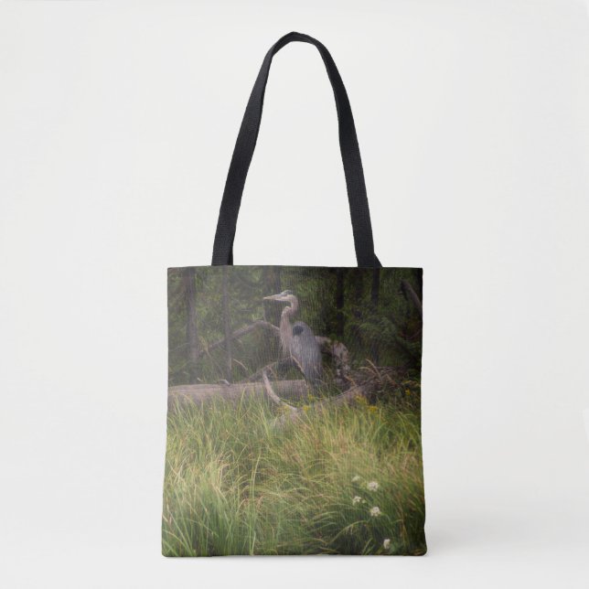 Great Blue Heron 8917 Tote Bag (Front)