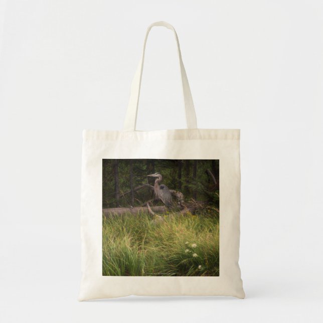 Great Blue Heron 8917 Tote Bag (Front)