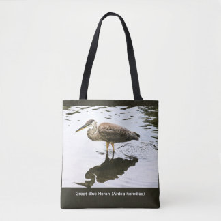 Great Blue Heron (Ardea herodias) Tote Bag