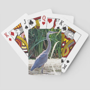 Great Blue Heron Bicycle Playing Cards