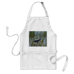 Great Blue Heron Bird Florida Photograph Standard Apron