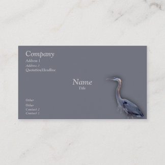 Great Blue Heron Business Card