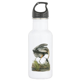 Great Blue Heron by Audubon 532 Ml Water Bottle