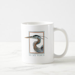 Great Blue Heron by Jane Freeman Coffee Mug