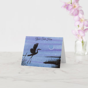 Great Blue Heron Card