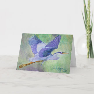 Great Blue Heron Card