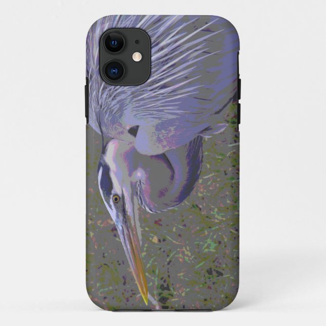 Great Blue Heron Challenge Case-Mate iPhone Case (Back)