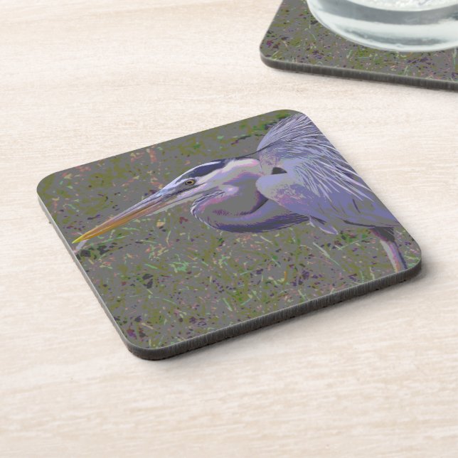 Great Blue Heron Challenge Coaster (Left Side)