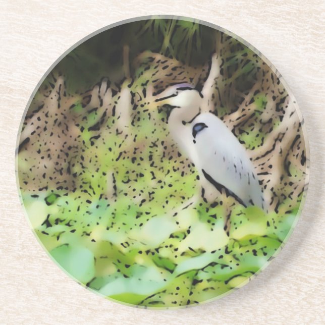 Great Blue Heron Coaster (Front)