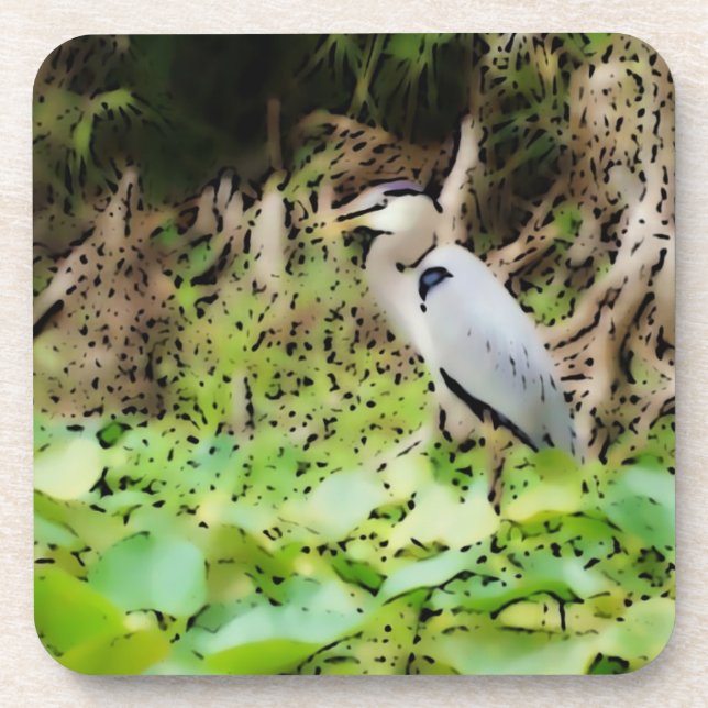 Great Blue Heron Coaster (Front)