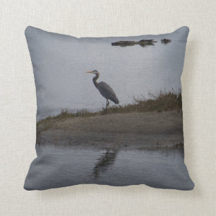 Great Blue Heron Cushion