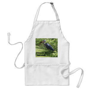 Great Blue Heron: Dinner is Served Apron