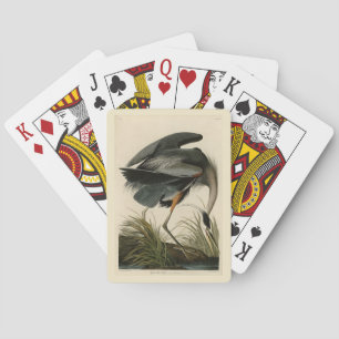 Great Blue Heron from Audubon's Birds of America Playing Cards
