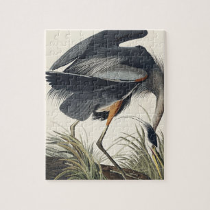 Great Blue Heron from Birds of America Jigsaw Puzzle