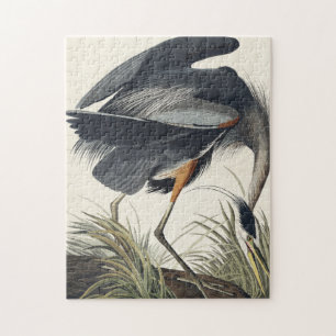 Great Blue Heron from Birds of America Jigsaw Puzzle