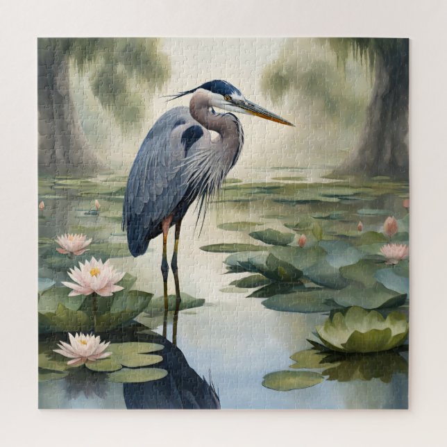 Great Blue Heron Jigsaw Puzzle (Vertical)