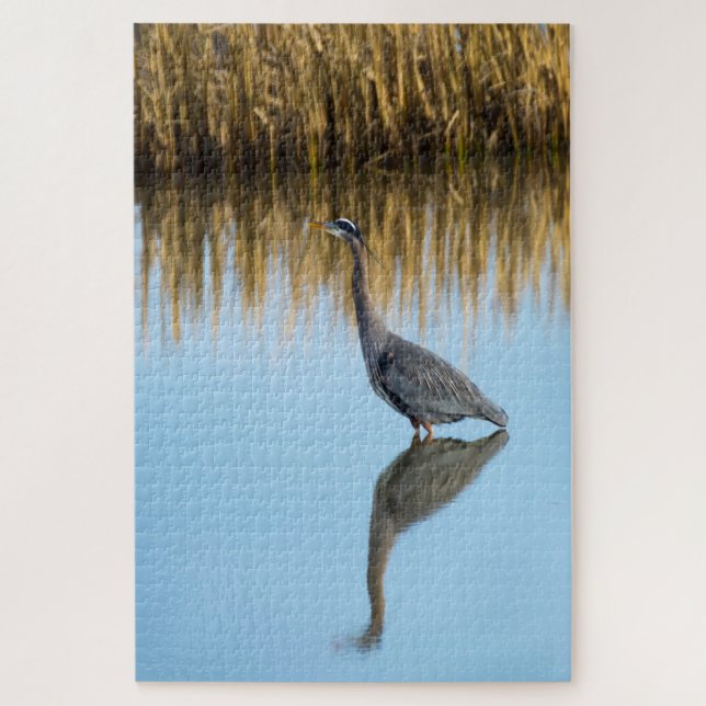 Great Blue Heron Jigsaw Puzzle (Vertical)
