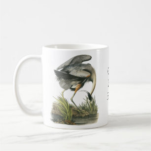 Great Blue Heron, John Audubon Coffee Mug