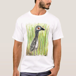 great blue heron juvey in the reeds T-Shirt