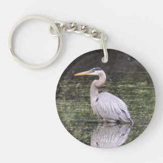 Great Blue Heron Key Ring