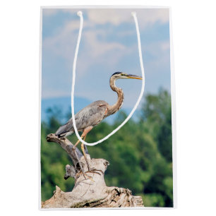 Great Blue Heron Medium Gift Bag