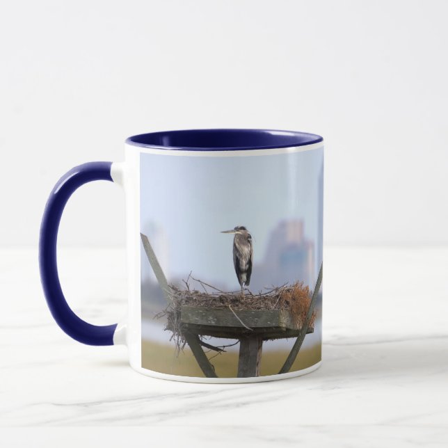Great Blue Heron Mug (Left)
