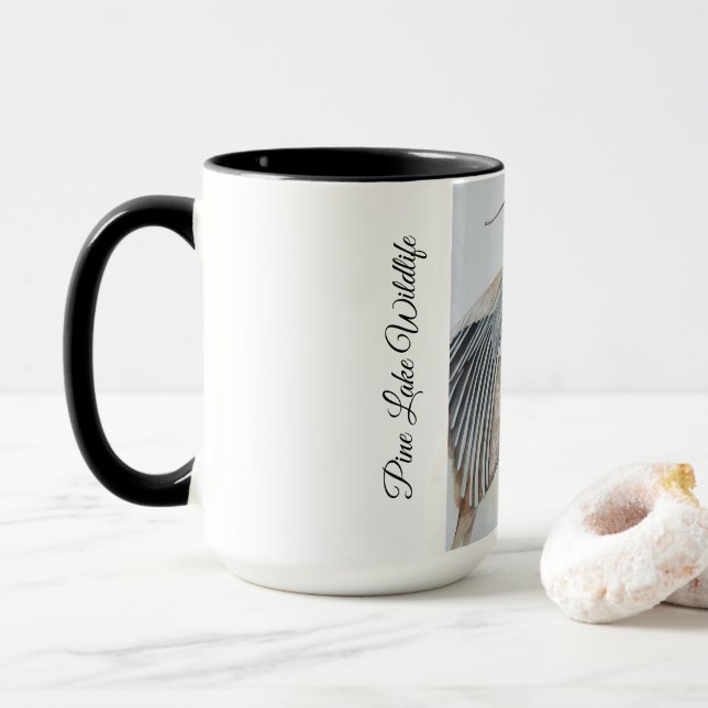 Great Blue Heron Mug (With Donut)