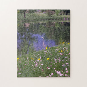 Great Blue Heron Nature Photography Jigsaw Puzzle