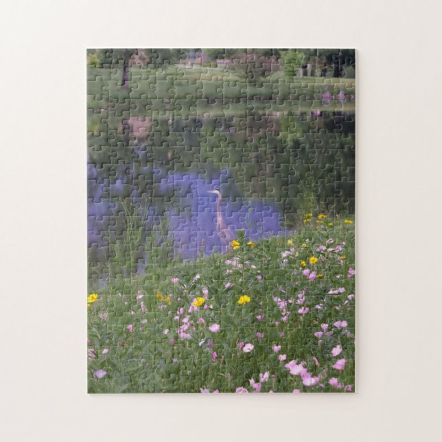 Great Blue Heron Nature Photography Jigsaw Puzzle (Vertical)