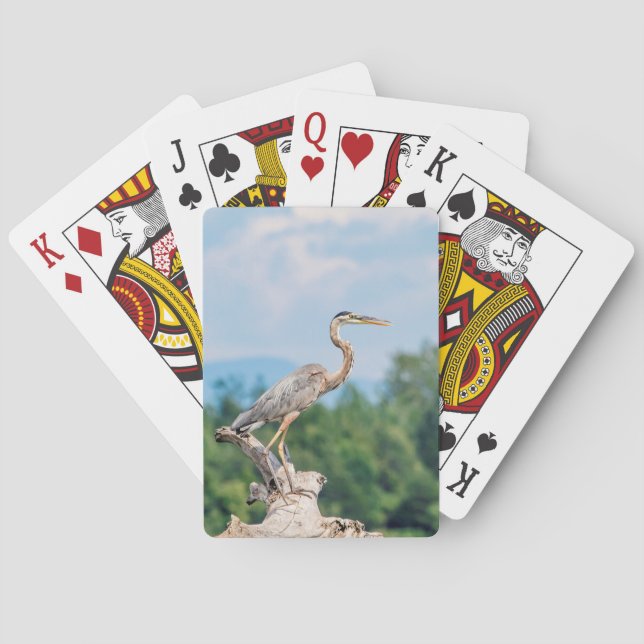 Great Blue Heron Playing Cards (Back)