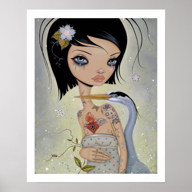 Great Blue Heron Poster (Front)