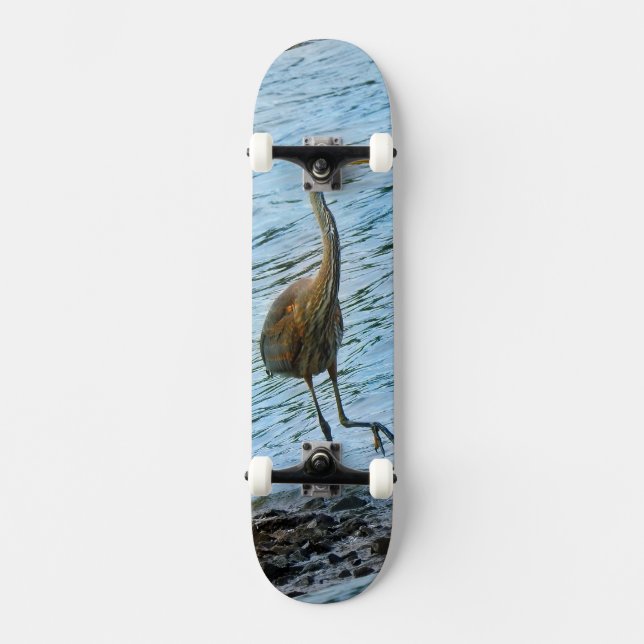 Great Blue Heron Skateboard (Front)