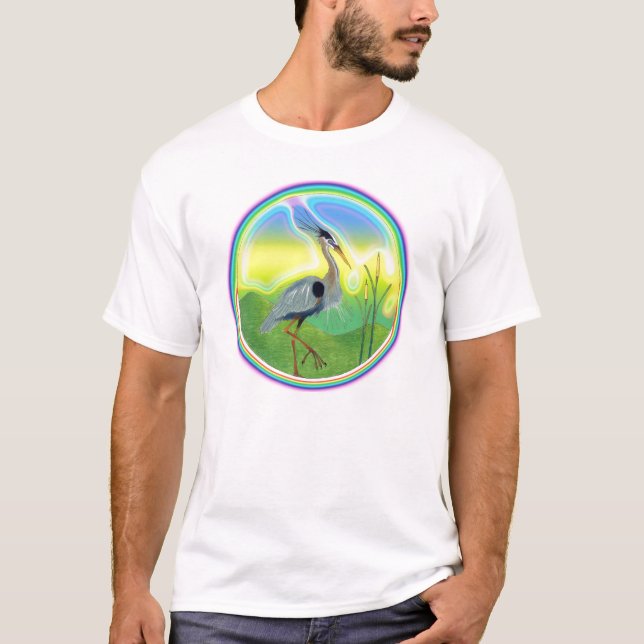Great Blue Heron T-Shirt (Front)
