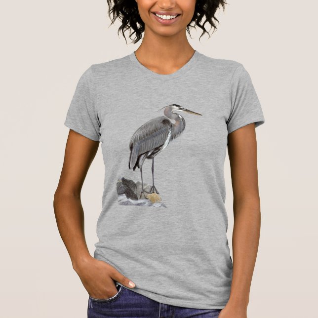 Great Blue Heron T-Shirt (Front)