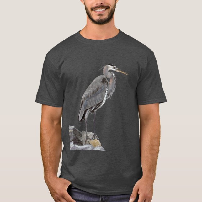 Great Blue Heron T-Shirt (Front)