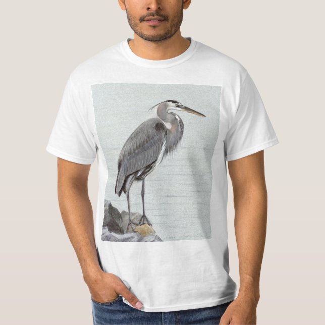 Great Blue Heron T-Shirt (Front)