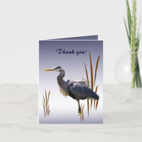 Great Blue Heron Thank You Card