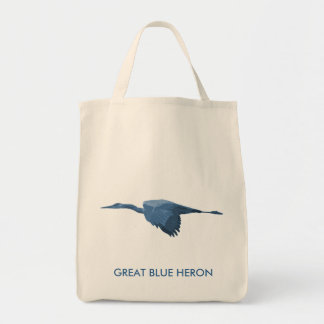 GREAT BLUE HERON TOTE BAG