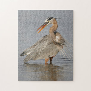 Great Blue Heron Twisting Puzzle