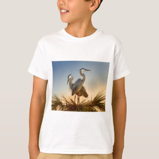 Great Blue Herons at Sunrise T-Shirt