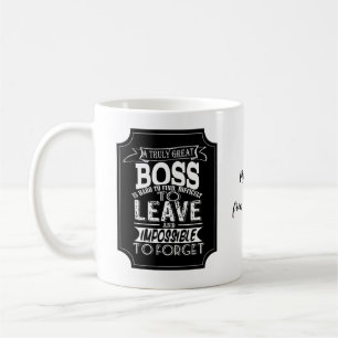 Great Boss Quote Mug Personalised Thank You