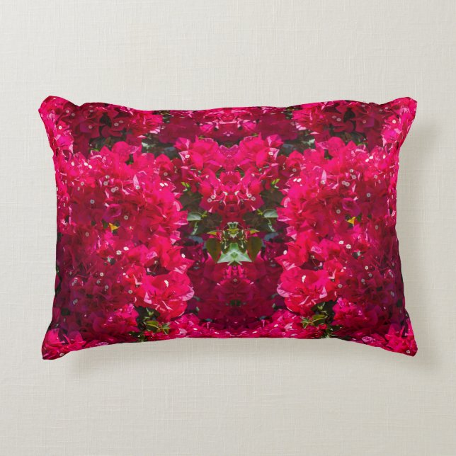 Great Bougainvillea Accent Pillow (Front)