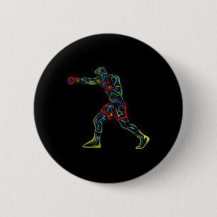 Great Boxer Outfit Boxing Sports Graphic Boxing Lo 6 Cm Round Badge