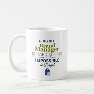 Great Brand Manager Personalised Name Gift Coffee Mug