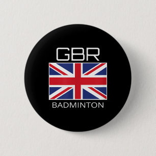 Great Britain Badminton Team British Athlete Gbr F 6 Cm Round Badge